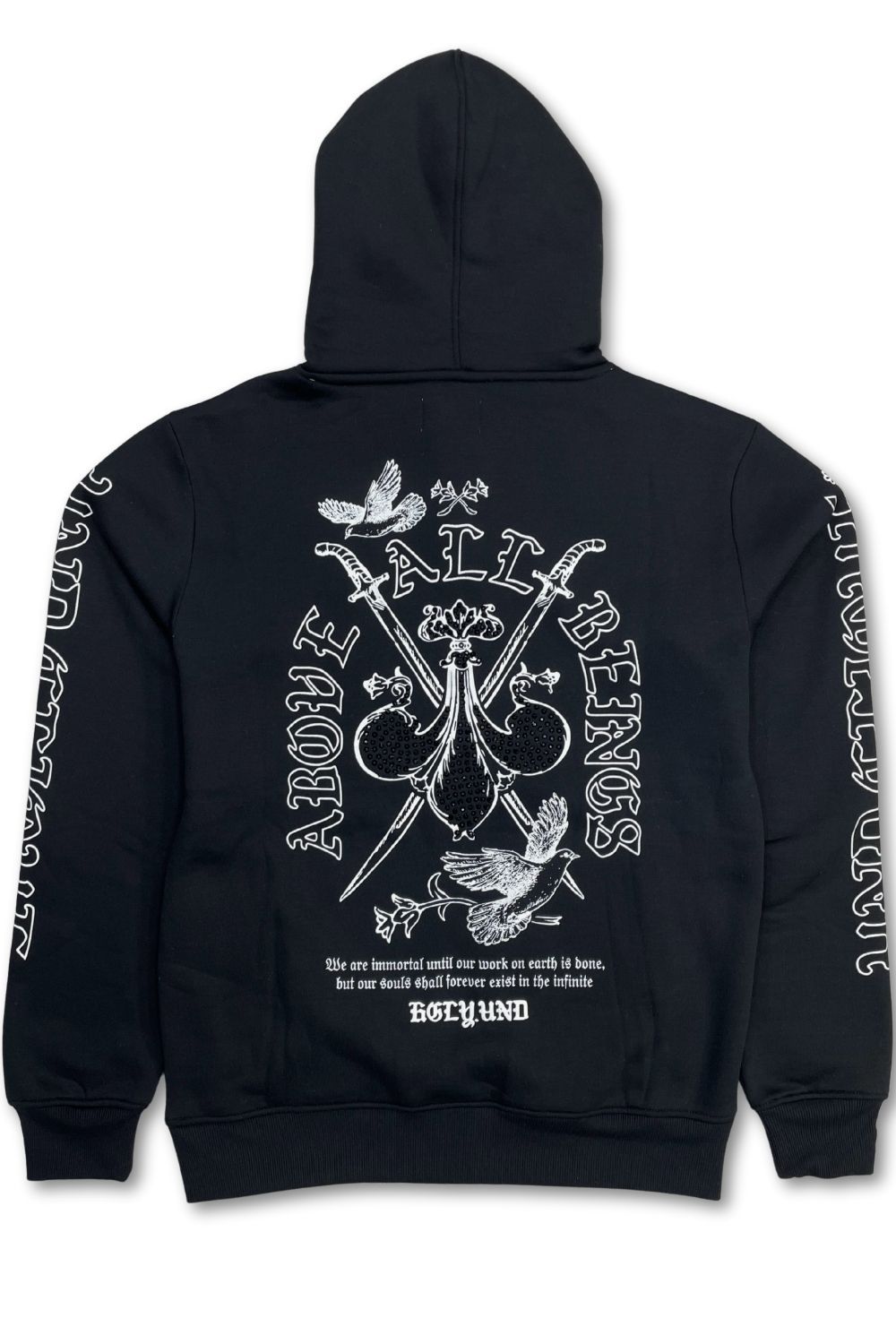 Undrtd Above All Beings Zip-Up Stacked Sweatsuit - Black