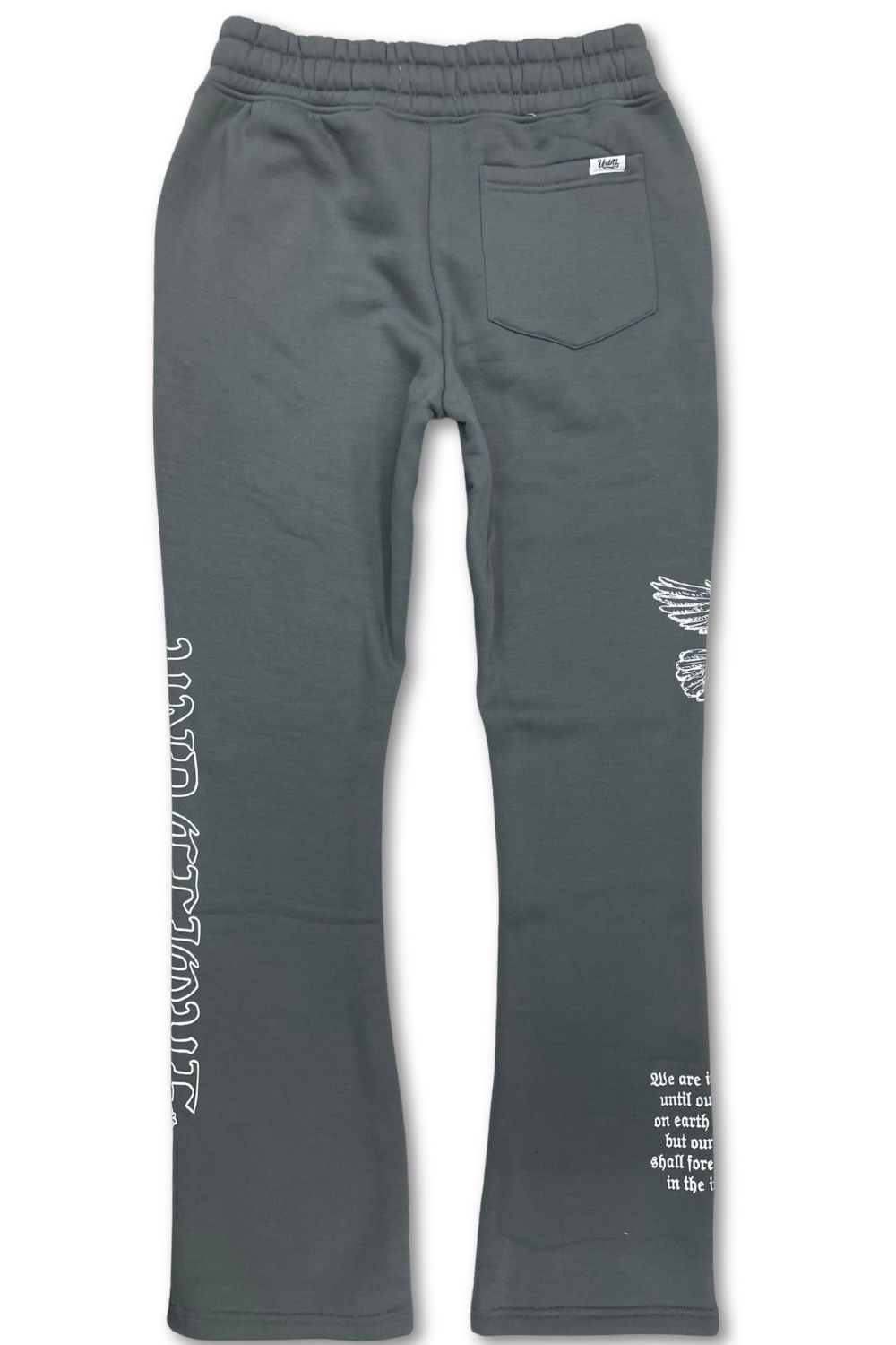 Undrtd Above All Beings Zip-Up Stacked Sweatsuit - Charcoal