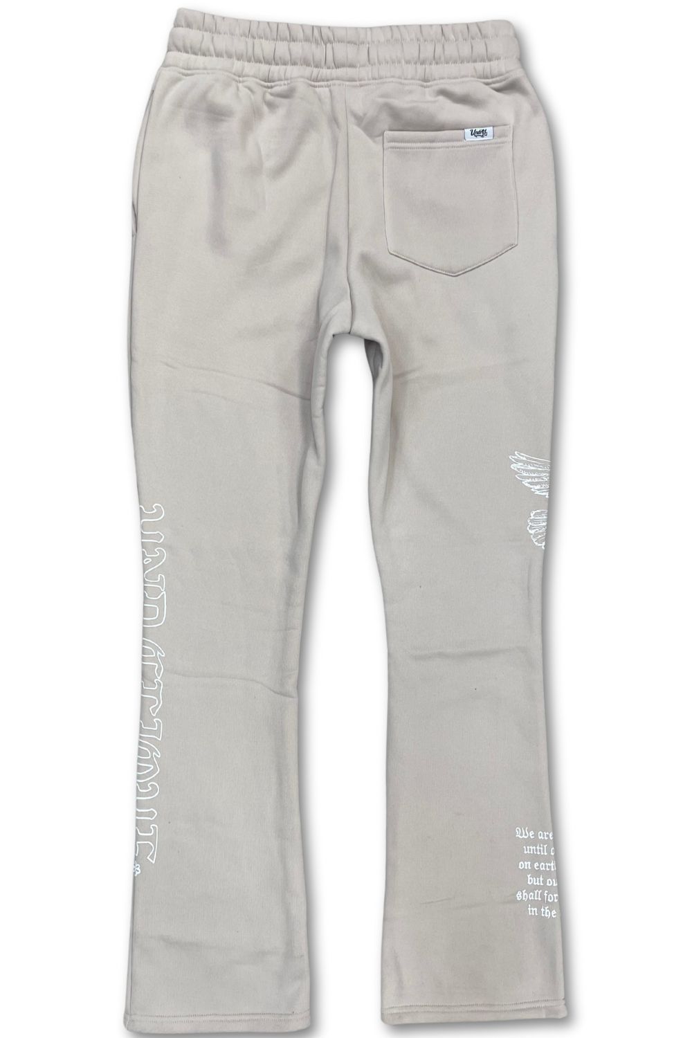 Undrtd Above All Beings Zip-Up Stacked Sweatsuit - Beige