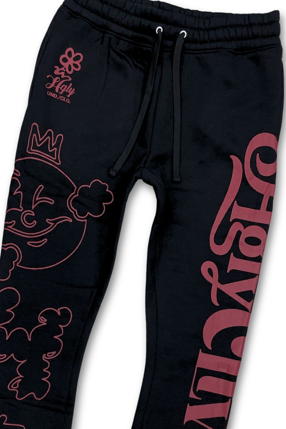 Undrtd Highly Civilized Stacked Sweatsuit - Black