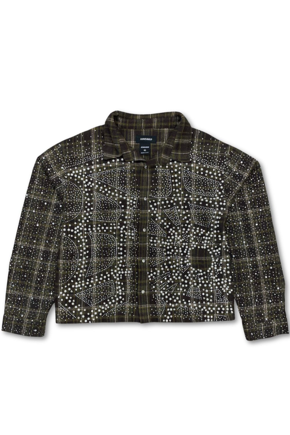 Kindred Rhinestone Flannel - Beef & Broccoli