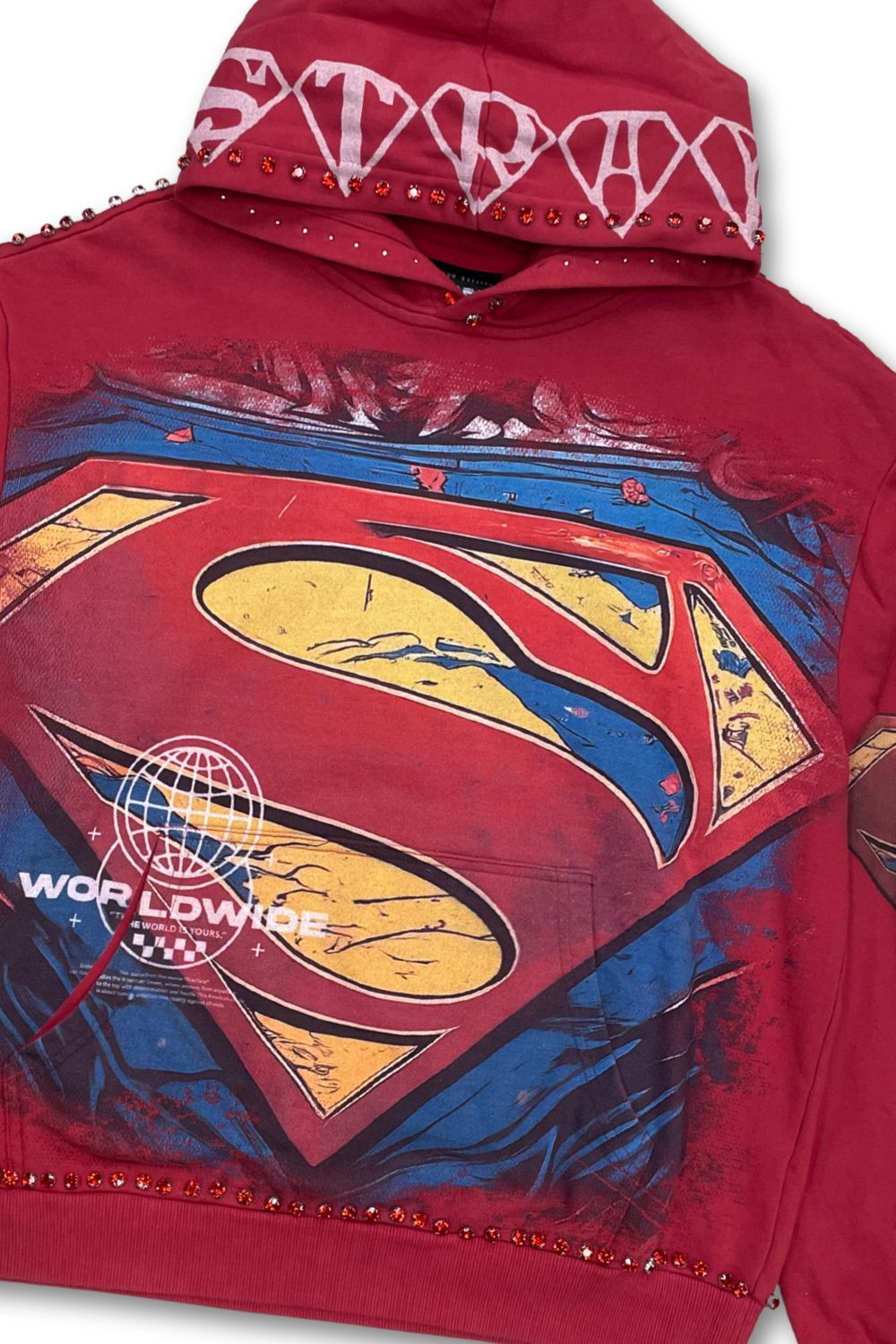 Stray Superman Hoodie - Red