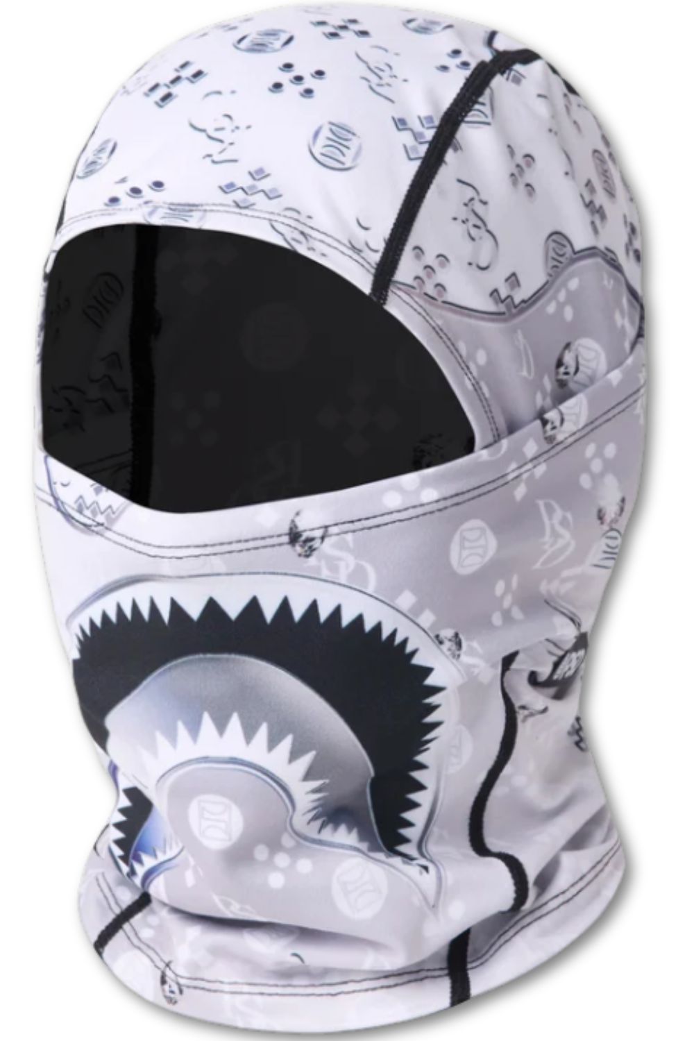 PSD Hooded Ski Mask Warfare White Diamond