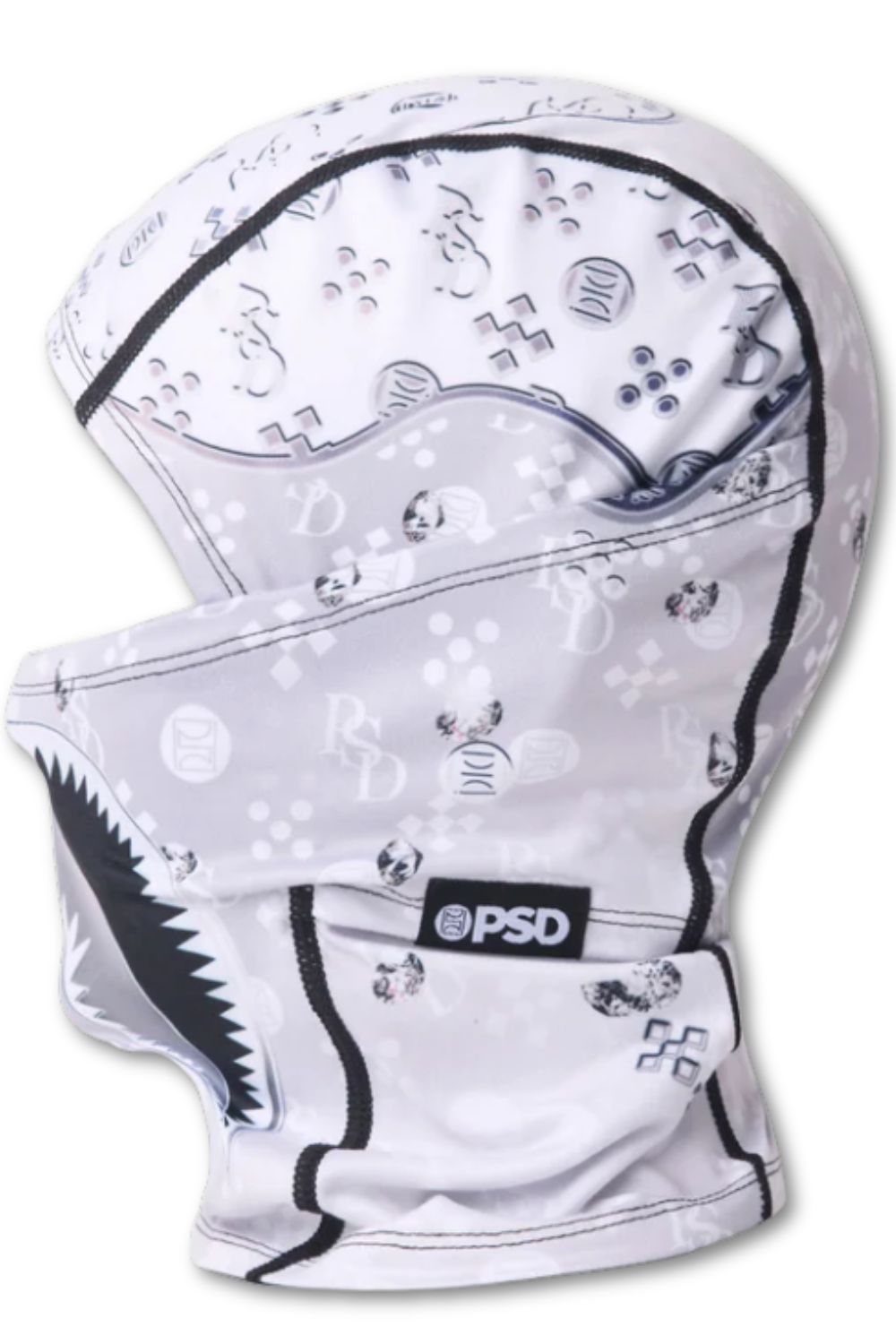 PSD Hooded Ski Mask Warfare White Diamond