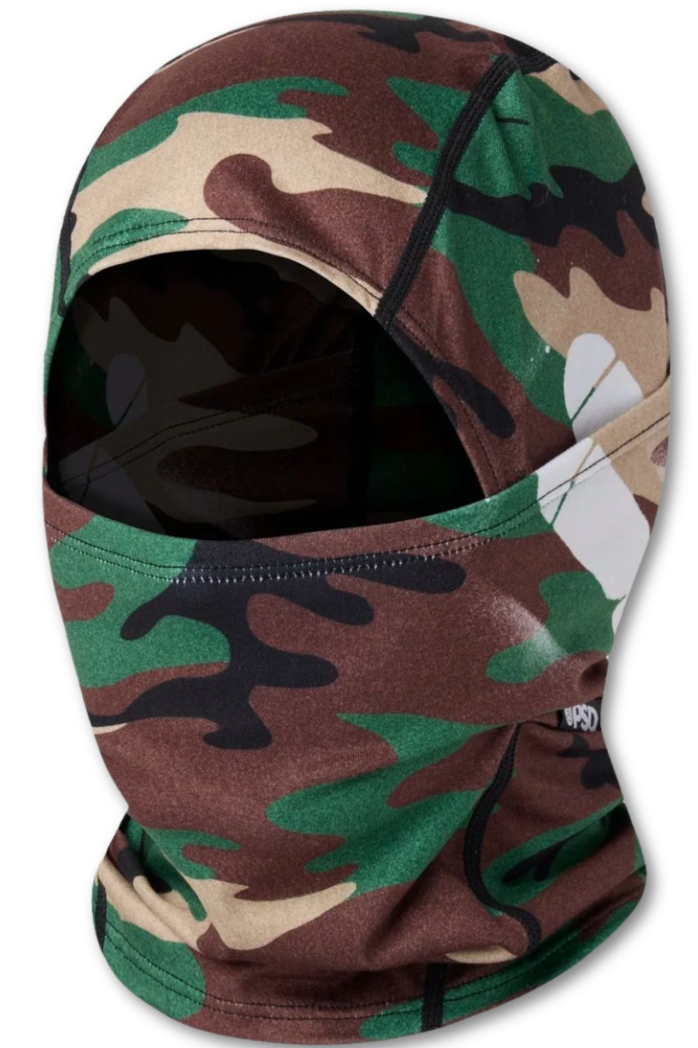 PSD Hooded Ski Mask Camo Bomber