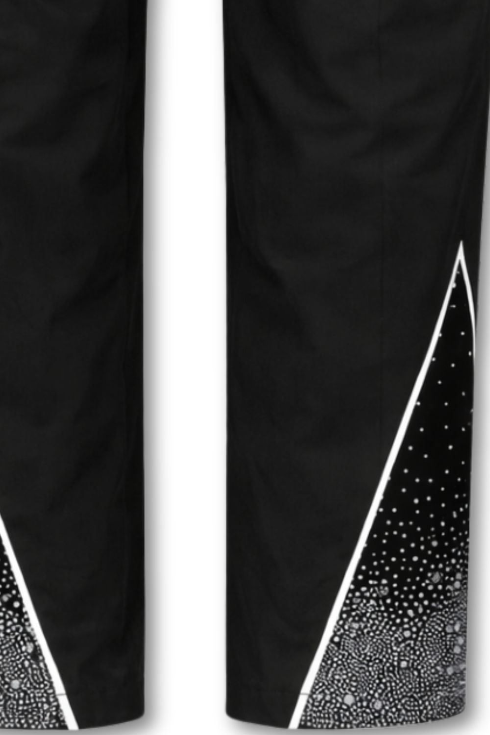 Kindred Rhinestone Nylon Pants Black/Grey