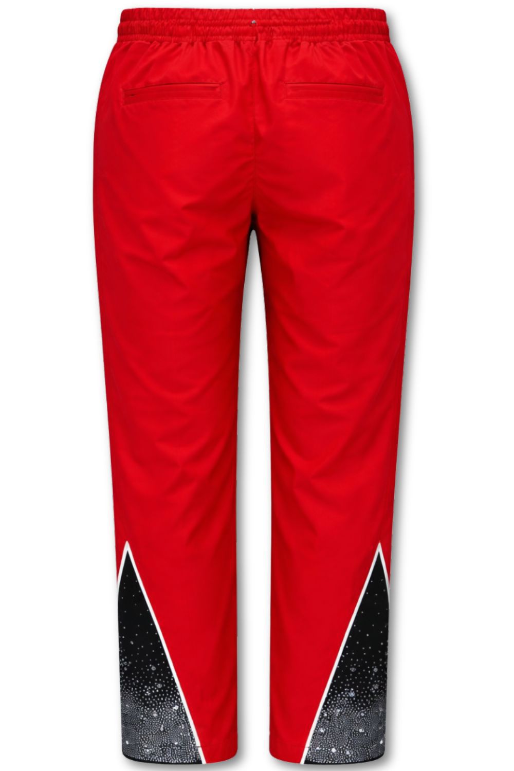 Kindred Rhinestone Nylon Pants Red/Black