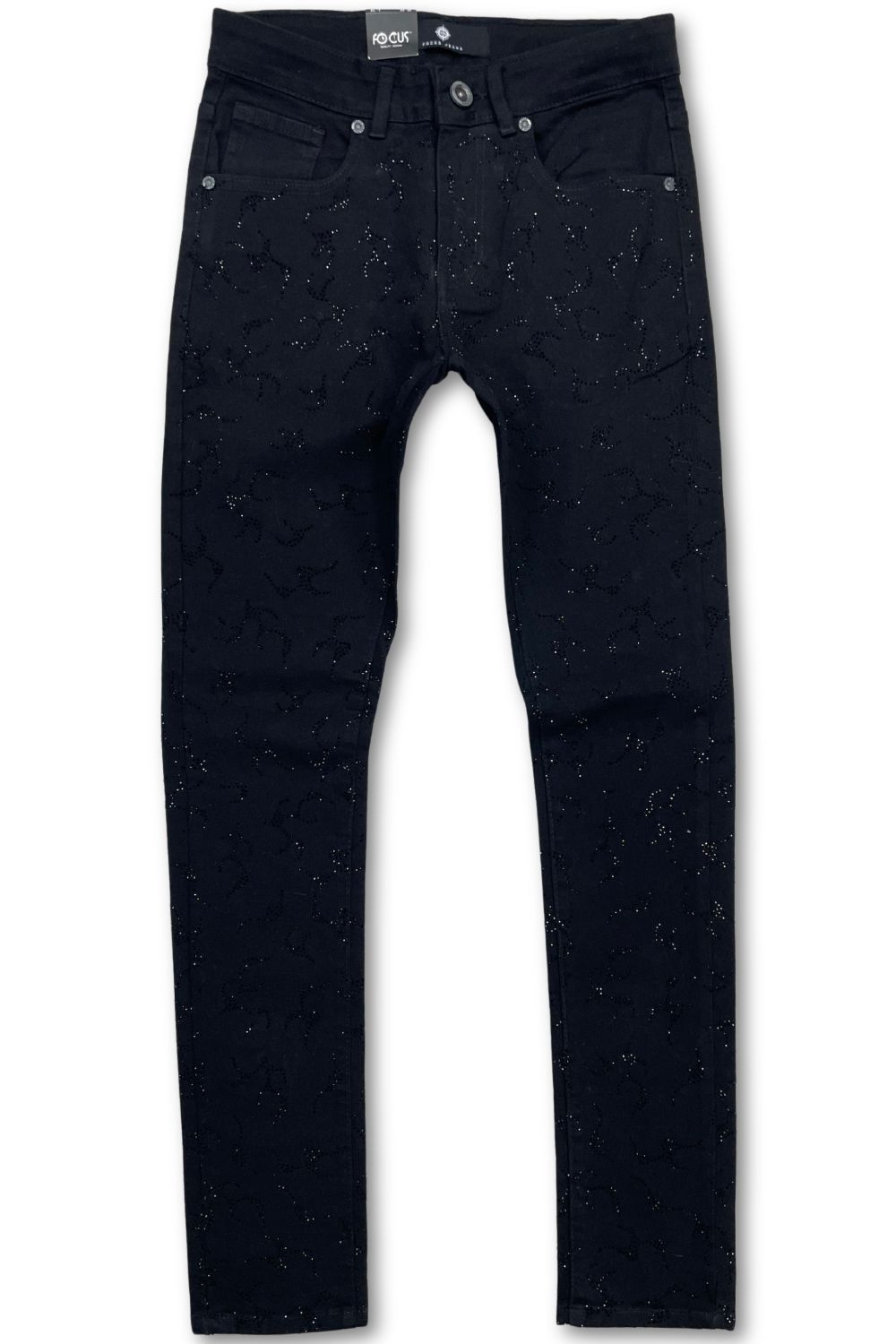 Focus Rhinestone Skinny Fit Jeans 