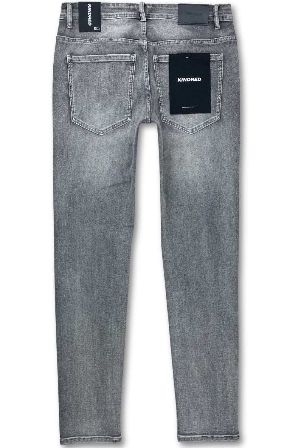 Kindred Rhinestone Premium Skinny Jeans - Grey