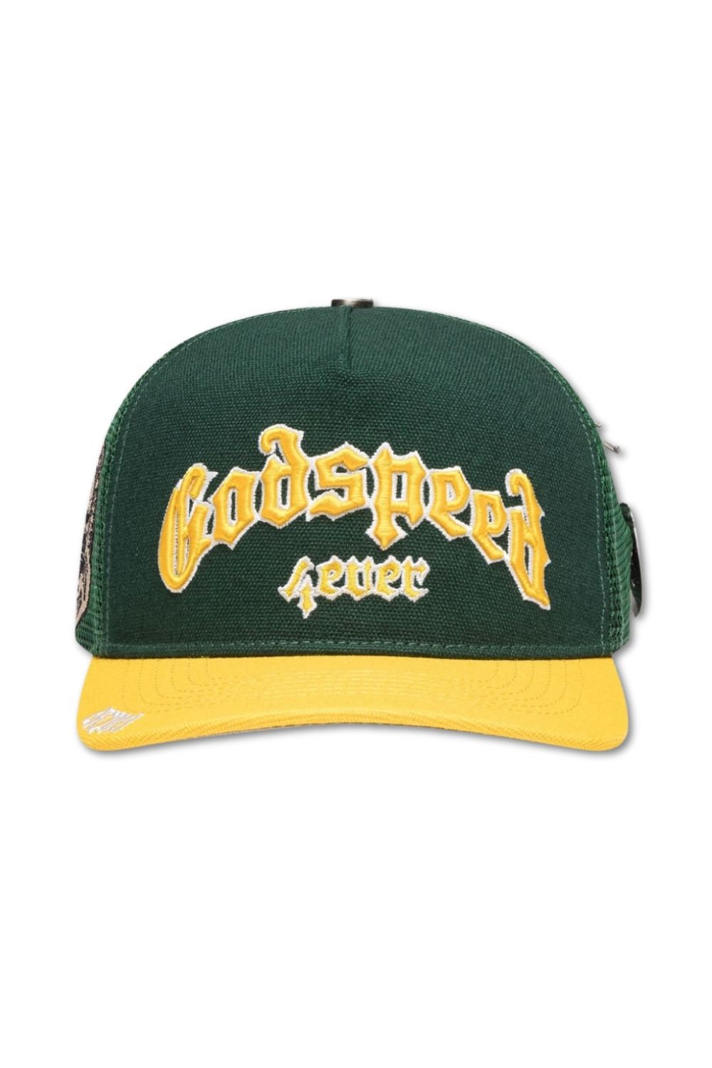 Godspeed Forever Trucker Hat - Green/Yellow