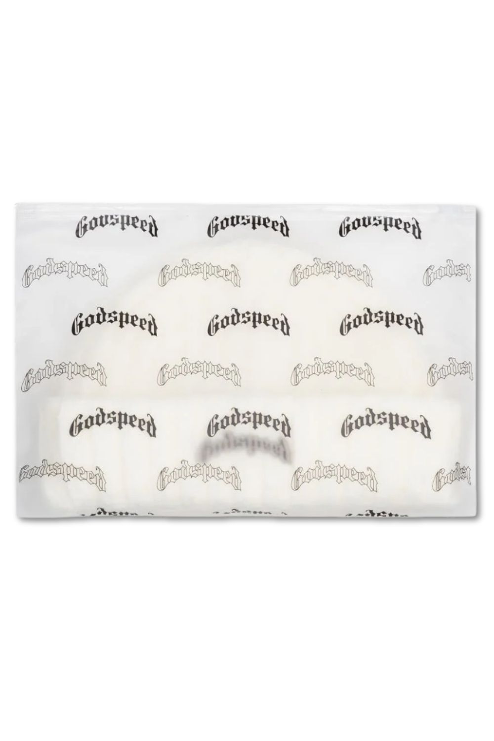 Godspeed OG Logo Emblem Beanie - White