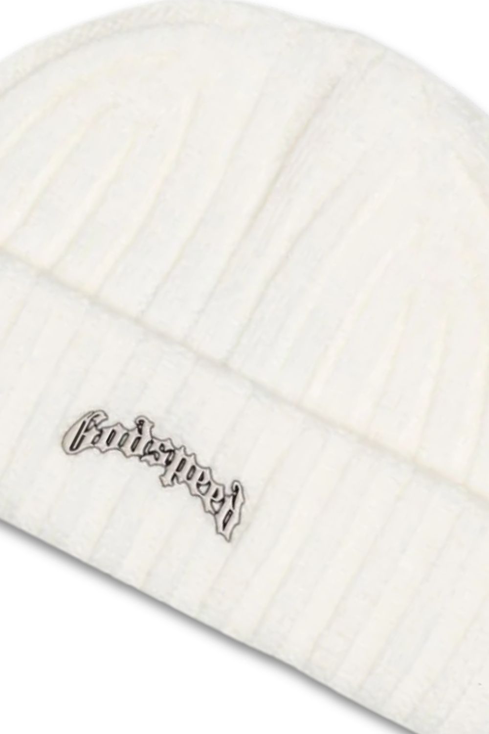 Godspeed OG Logo Emblem Beanie - White