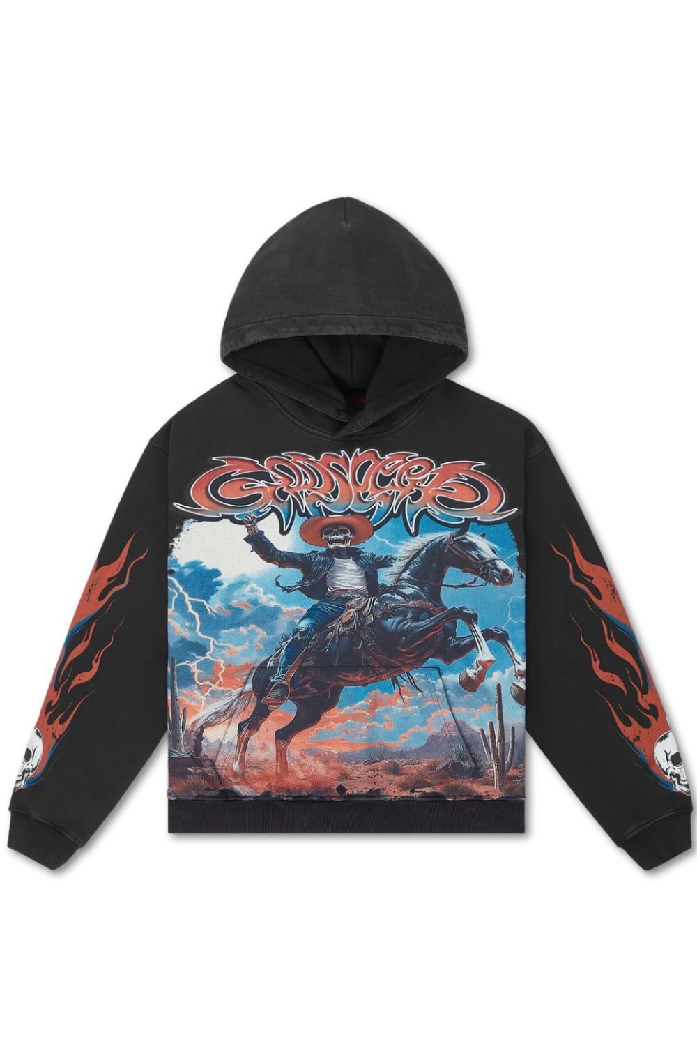 Godspeed Best Western Hoodie - Black Wash