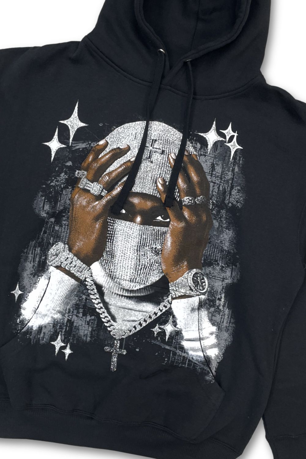 Masked Man Graphic Hoodie