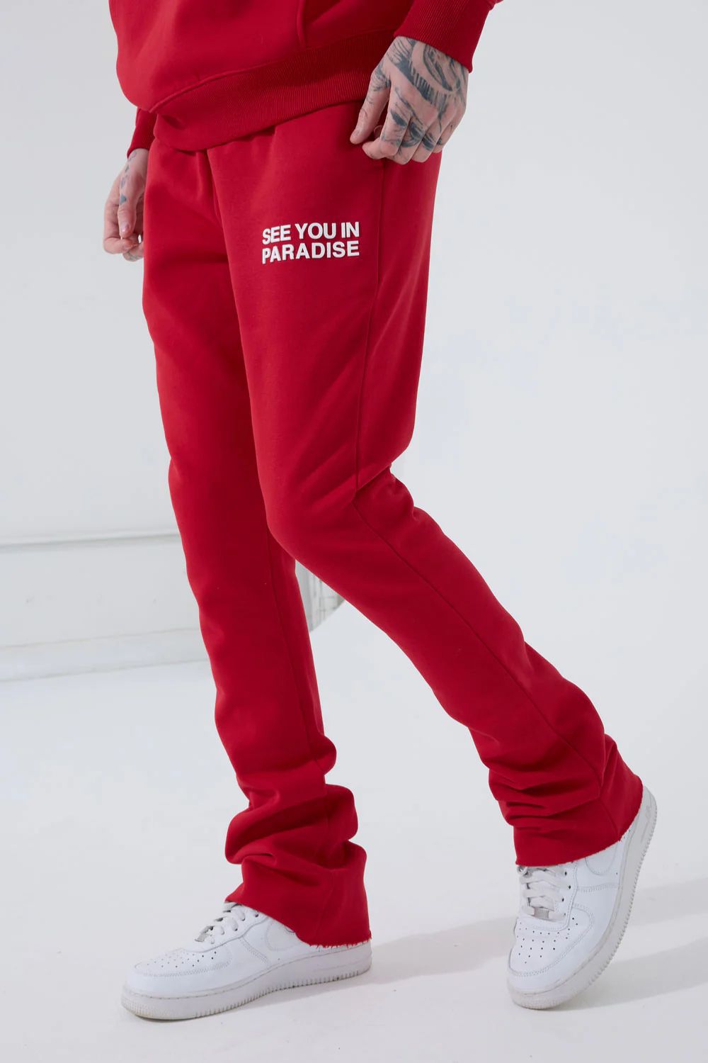 See You In Paradise Stacked Sweatpants - Chicago