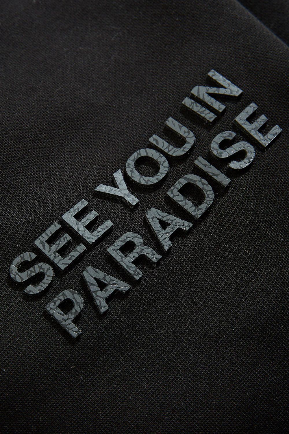 See You In Paradise Stacked Sweatpants - Black