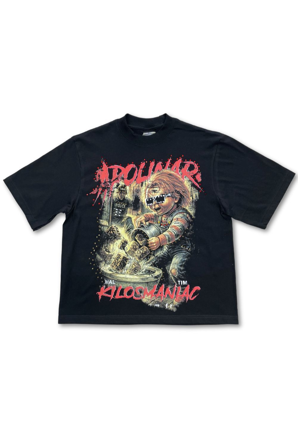Apolinar Chucky Kilos Maniac Boxy Oversized T - Shirt