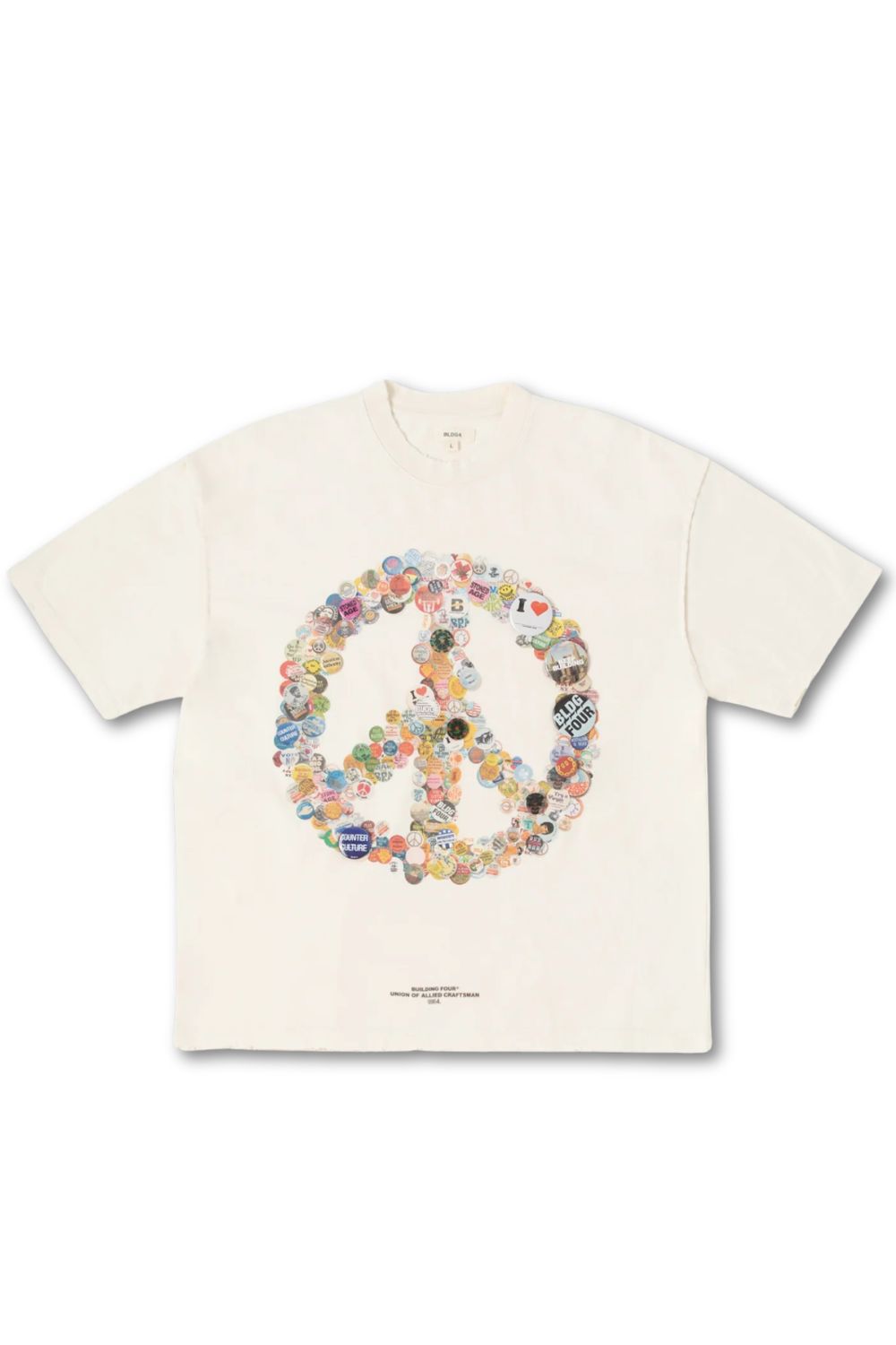 BLDG4 Rockefeller Knit T-Shirt - Antique White
