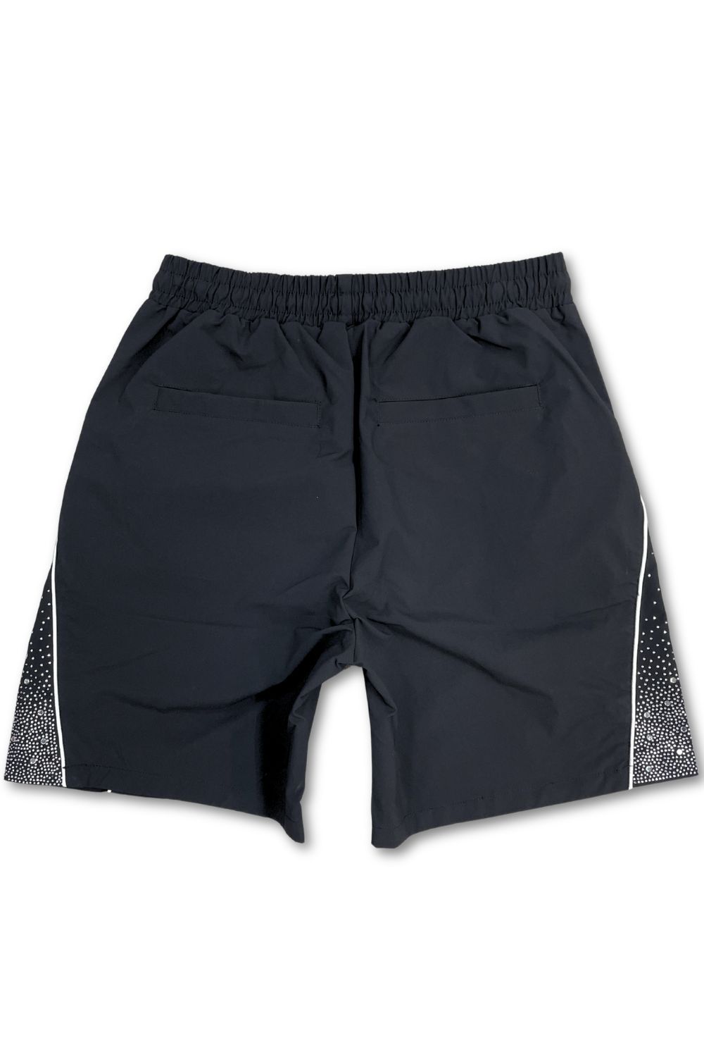 Kindred Rhinestone Nylon Shorts - Black