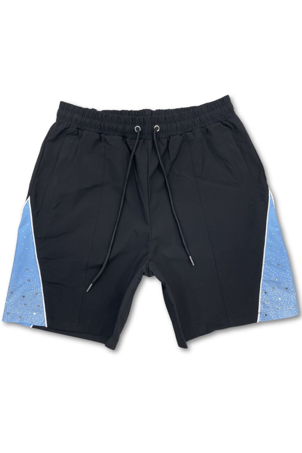 Kindred Rhinestone Nylon Shorts - University Blue
