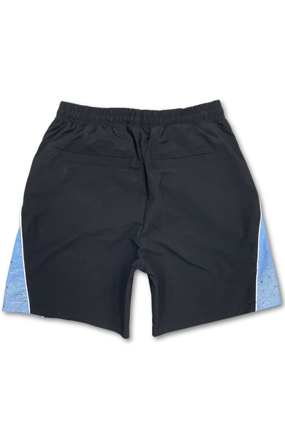 Kindred Rhinestone Nylon Shorts - University Blue