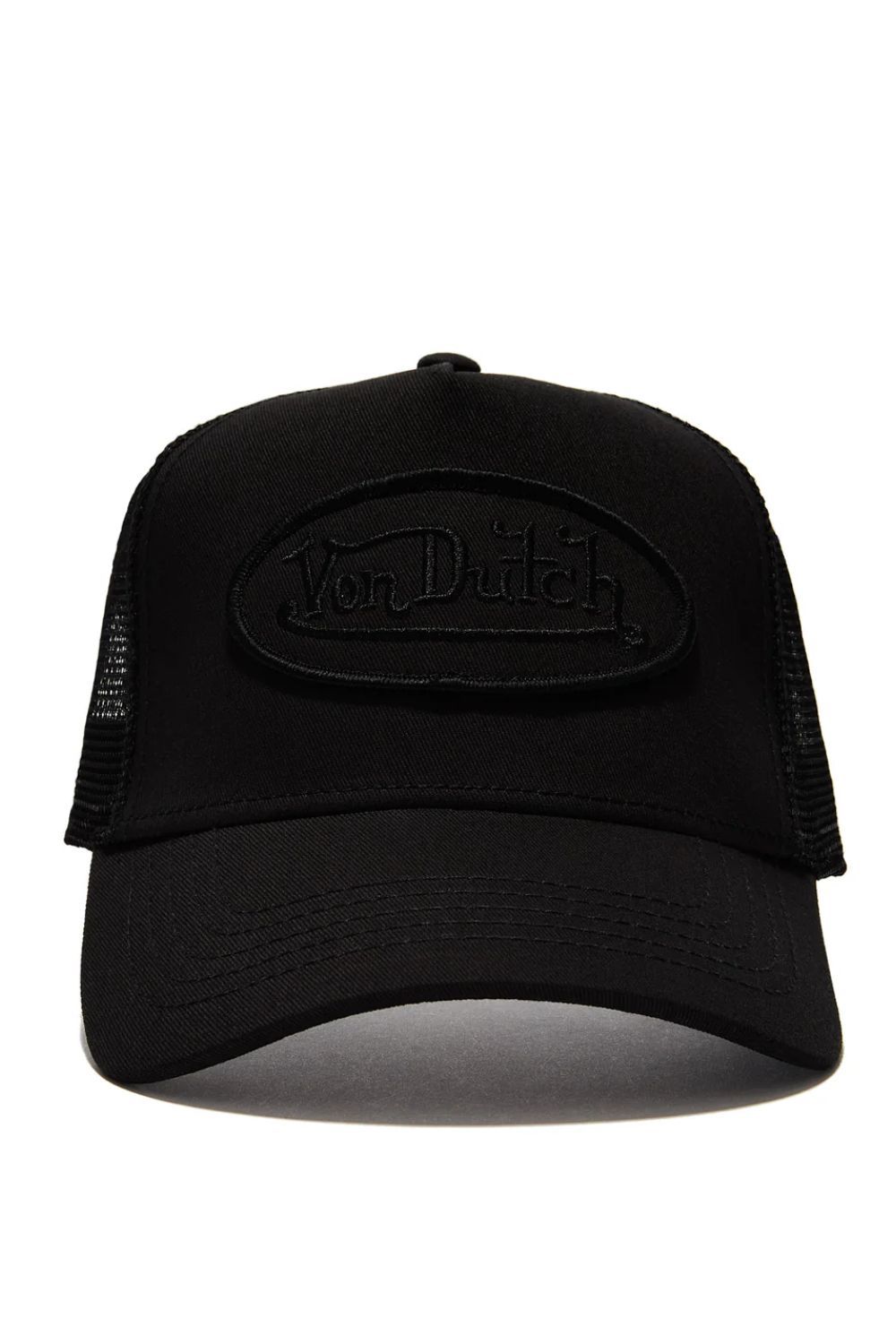 Von Dutch Triple Black Trucker Hat