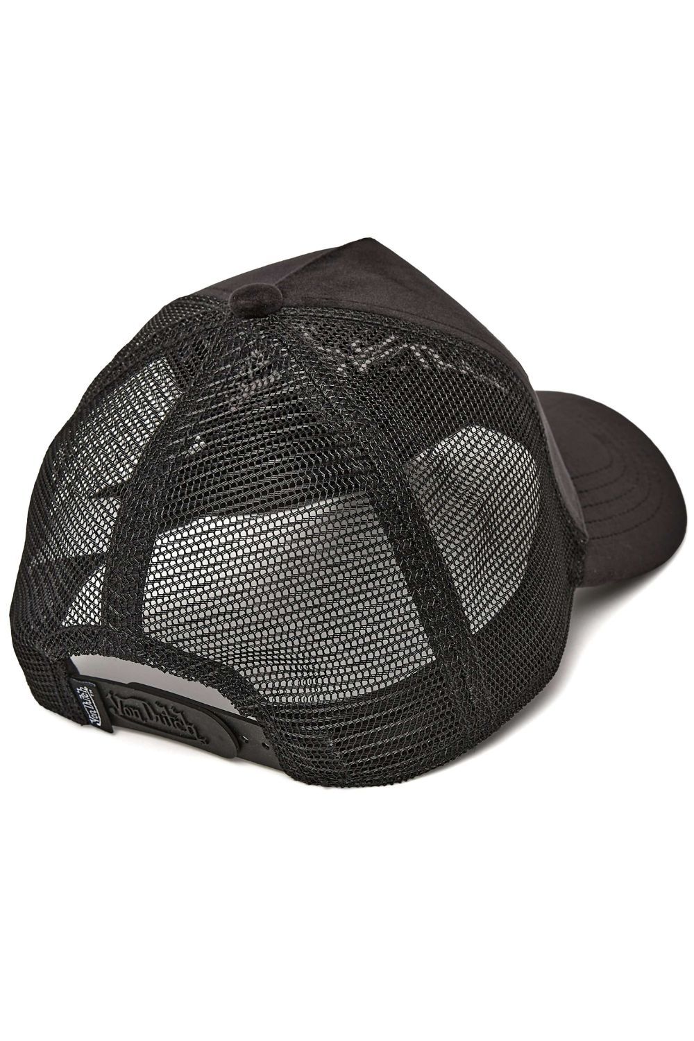 Von Dutch Black Velvet Trucker Hat