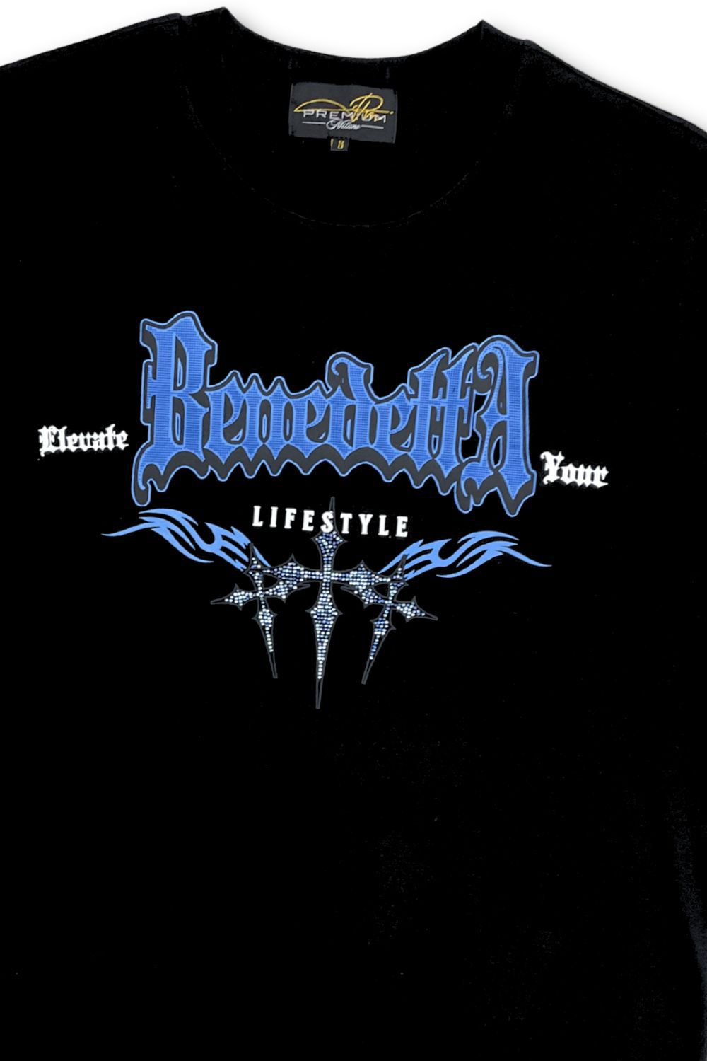 Premium Milano Faith Prevails T-Shirt - Black