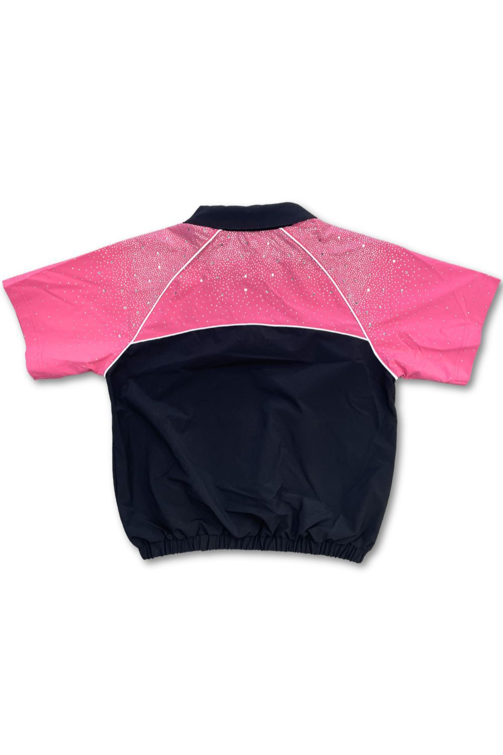 Kindred Nylon Rhinestone Zip Up - Pink