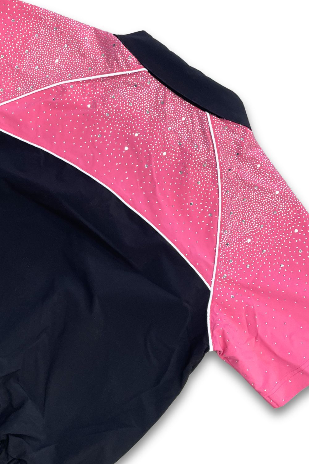 Kindred Nylon Rhinestone Zip Up - Pink