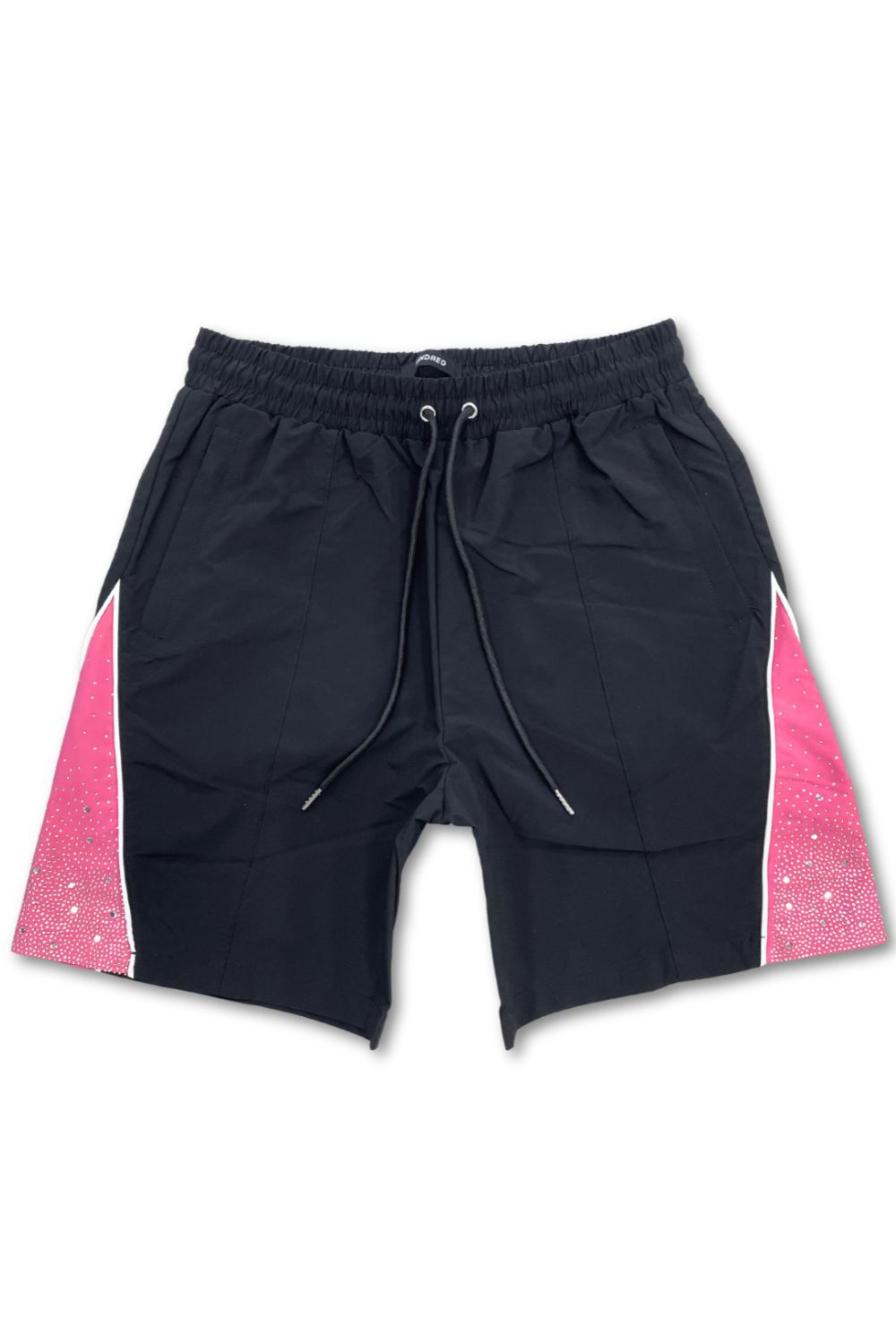 Kindred Nylon Rhinestone Shorts - Pink