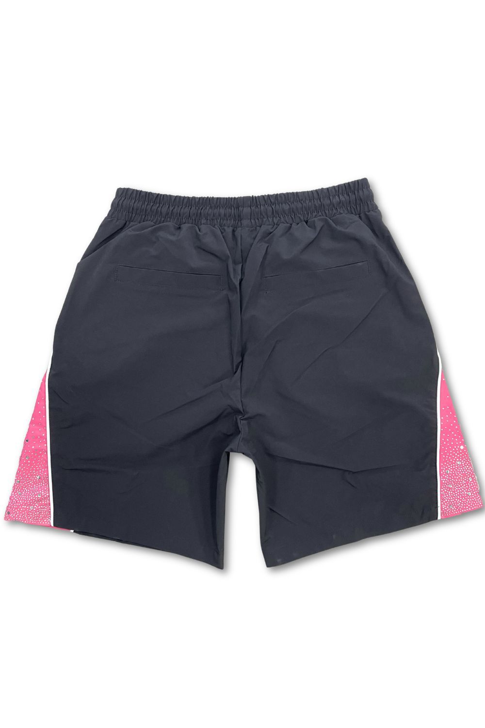 Kindred Nylon Rhinestone Shorts - Pink