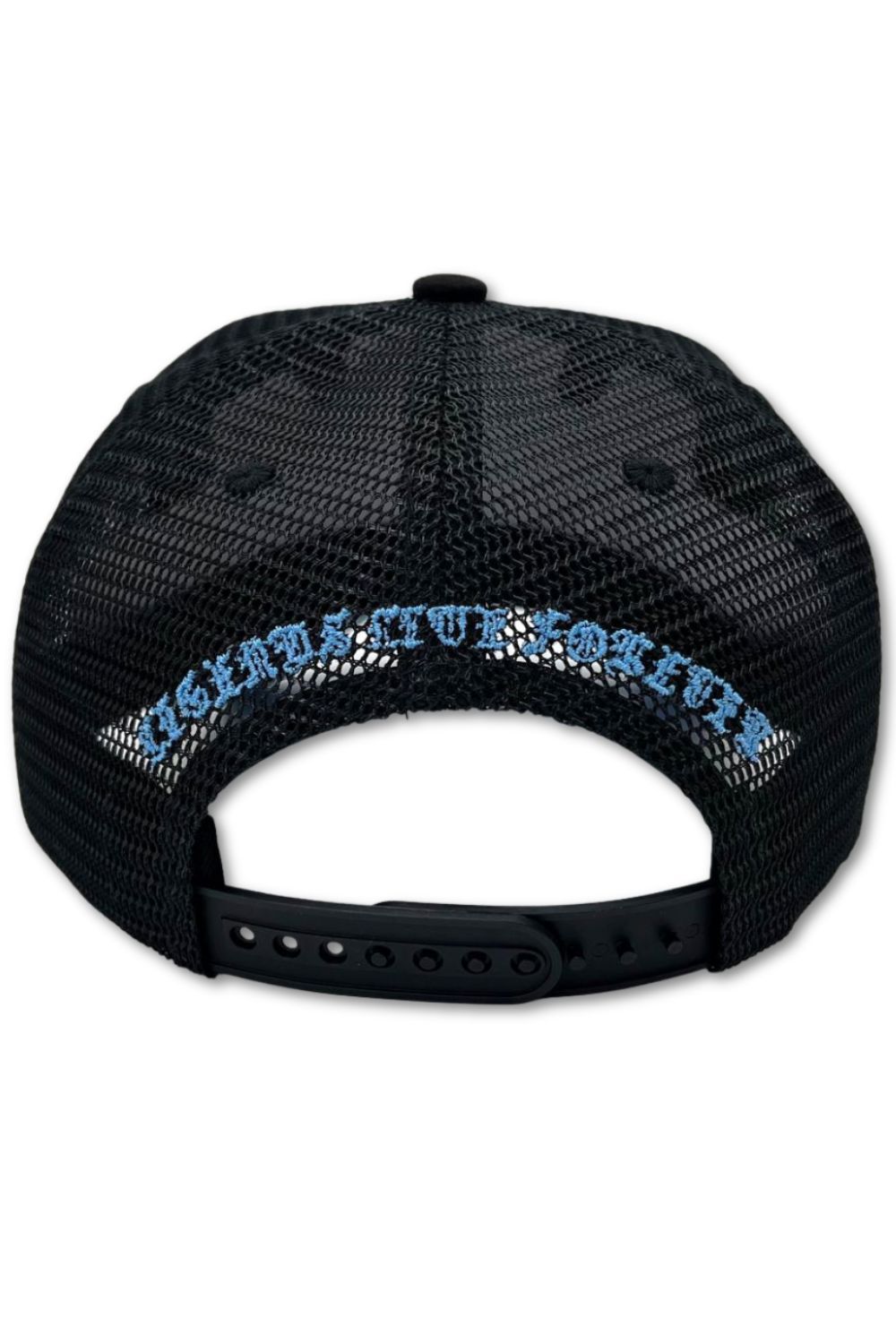 Hudson 777 Rhinestone Trucker Hat - University Blue