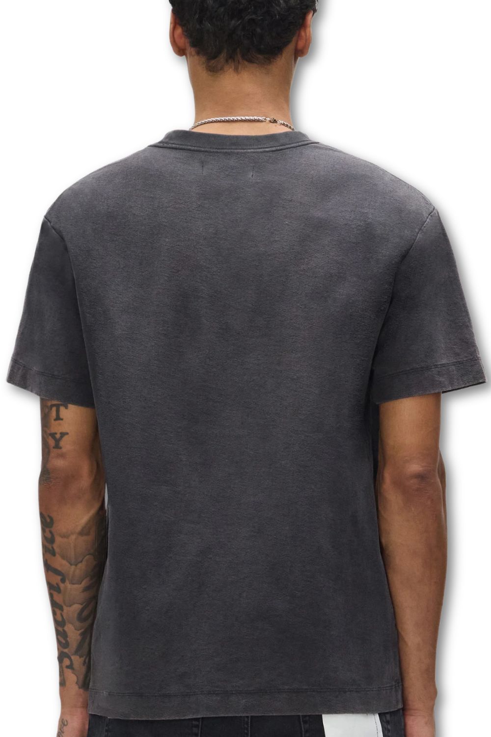 Purple Brand Cube Wordmark T - Shirt - Black