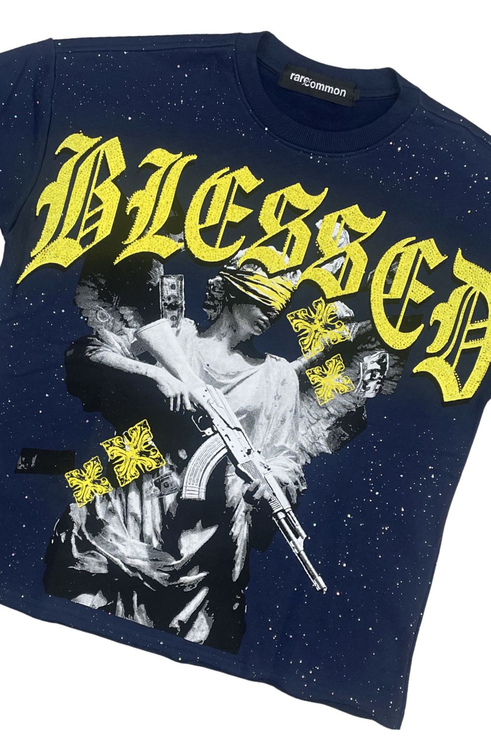 Rare Common Blessed T-Shirt - Navy