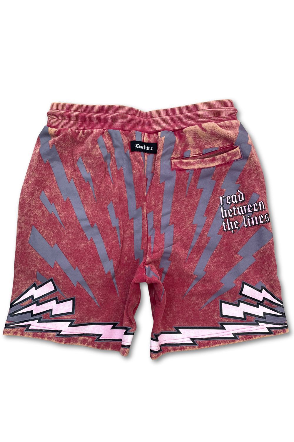 Doctrine Stay Sharp Sweat Shorts - Red