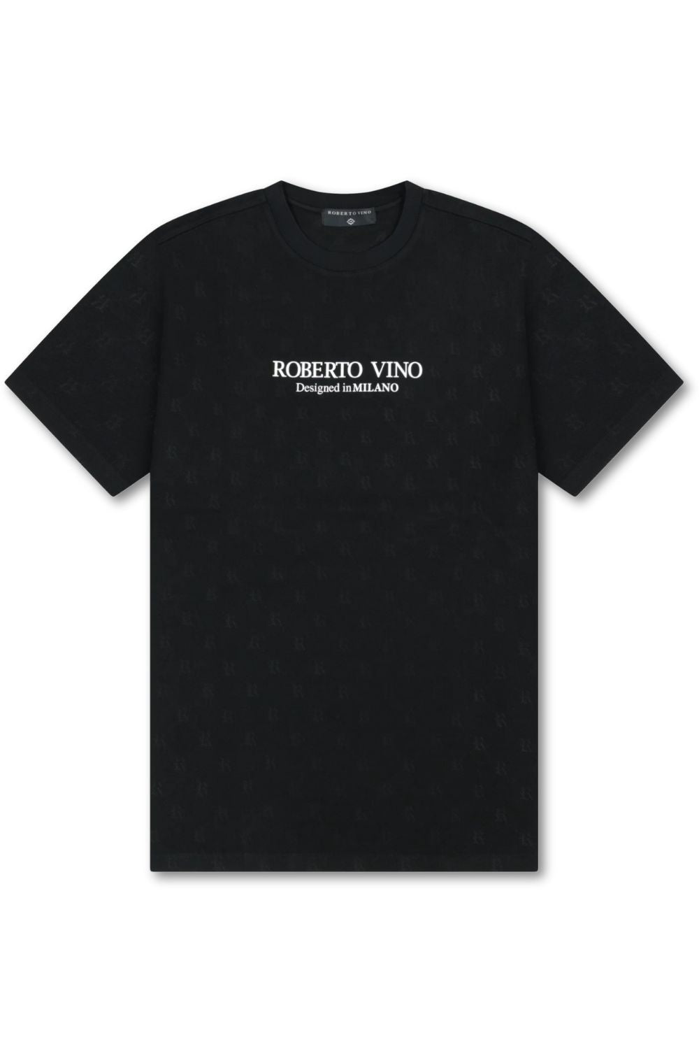 Roberto Vino Milano -Knitted T - Shirt - Black