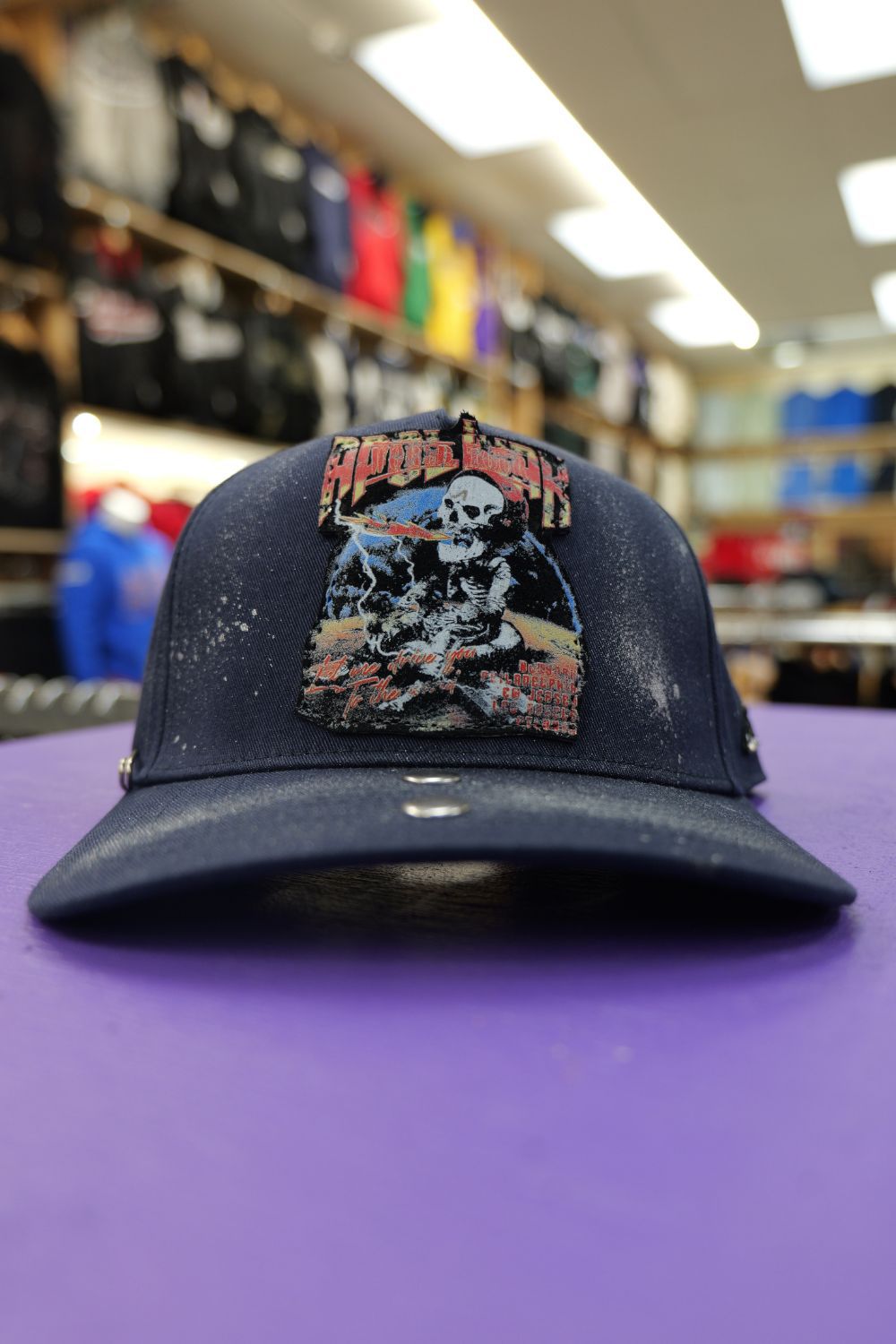 Apolinar World Tour Dad Hat - Navy