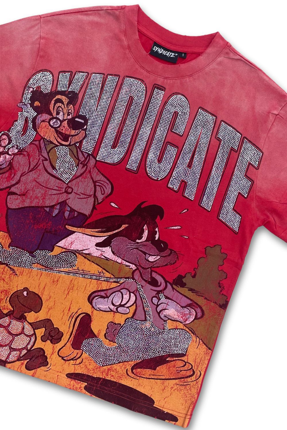 Syndicate Head Start T - Shirt - Red Wash