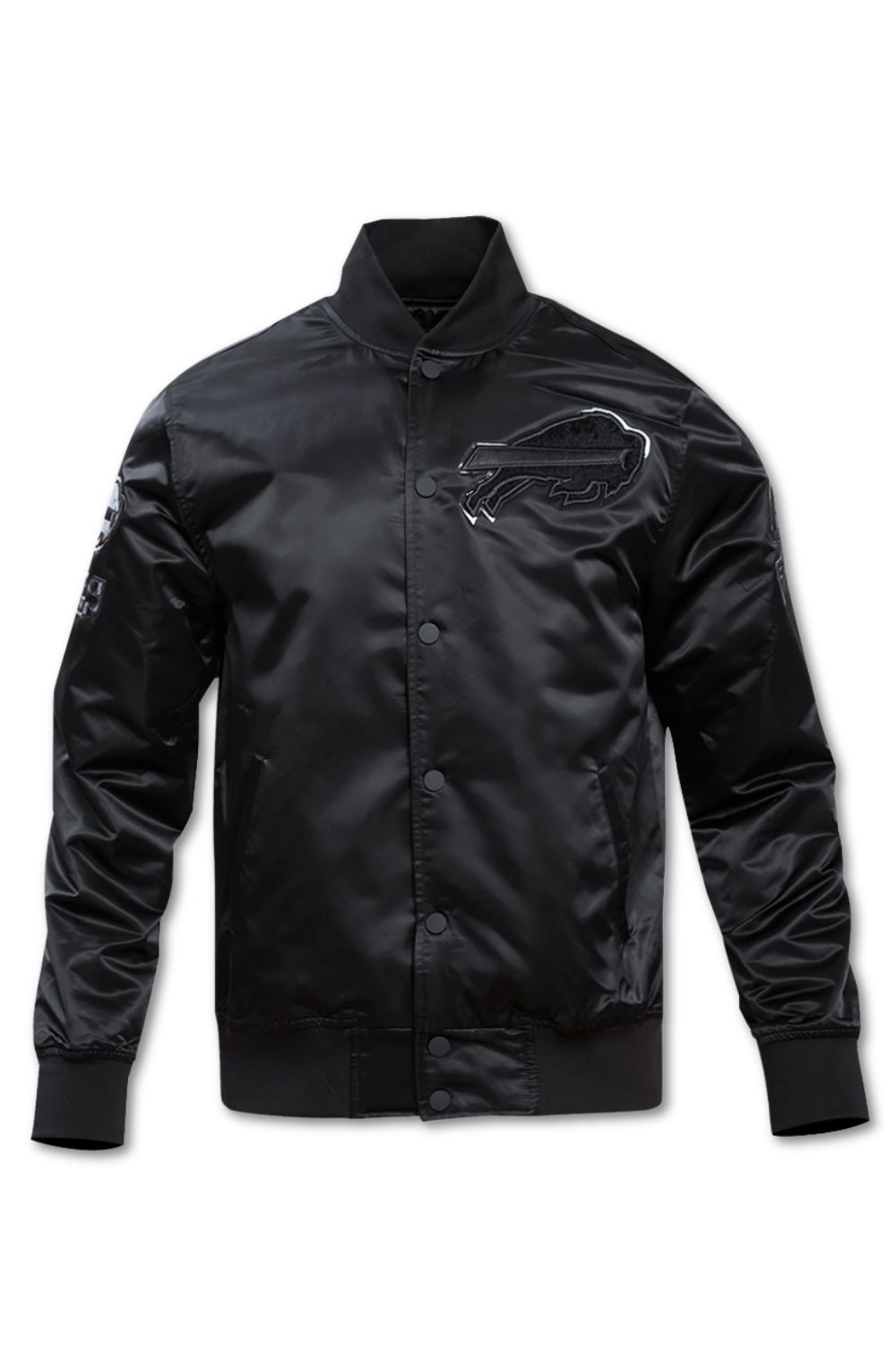 Pro Standard Buffalo Bills Triple Black Satin Jacket