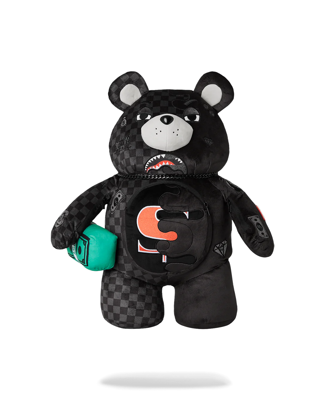 Sprayground - Speed Shark Side Swipe Moneybear Teddy Bear Backpack