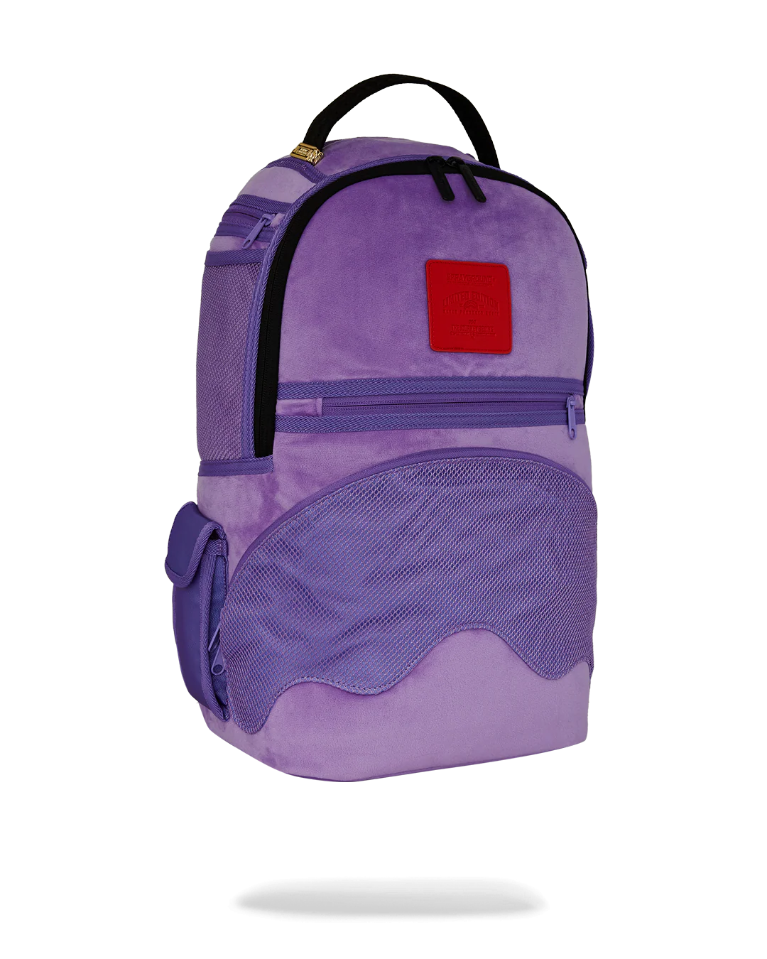 Sprayground - Nooo Way!!! A Reversible Backpack - Purple Velour To Og Sharks In Paris Backpack
