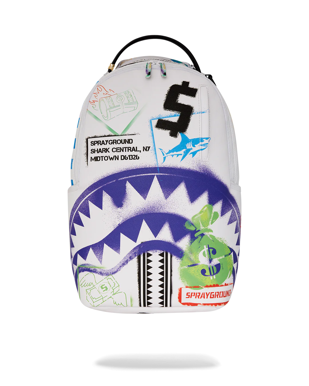 Sprayground -Shark Central Cut Out For Greatness Dlxsv Backpack
