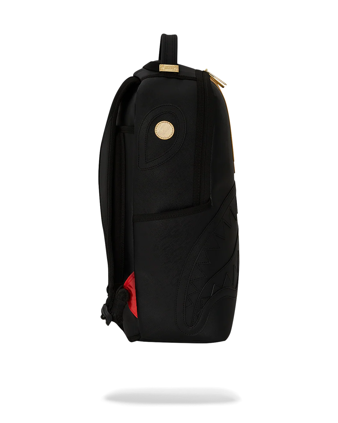 Sprayground -Gold And Black Racing Stripes Backpack