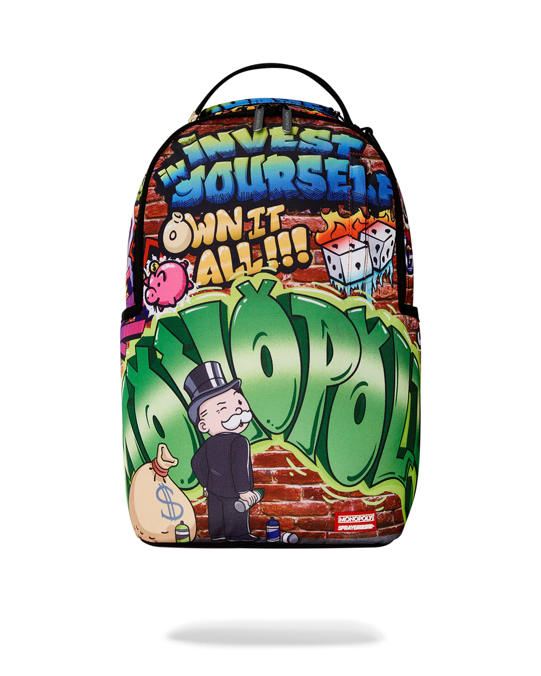 Sprayground -Monopoly Graffiti Gold Rush Dlxr Backpack
