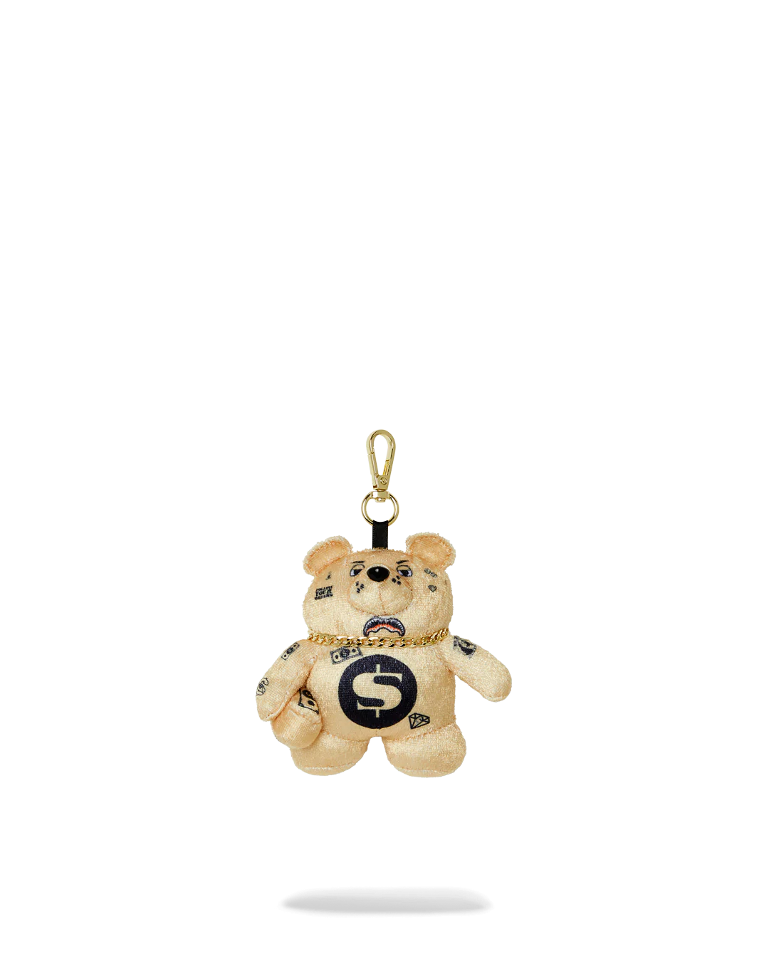 Sprayground -Goldrush Bear Keychain