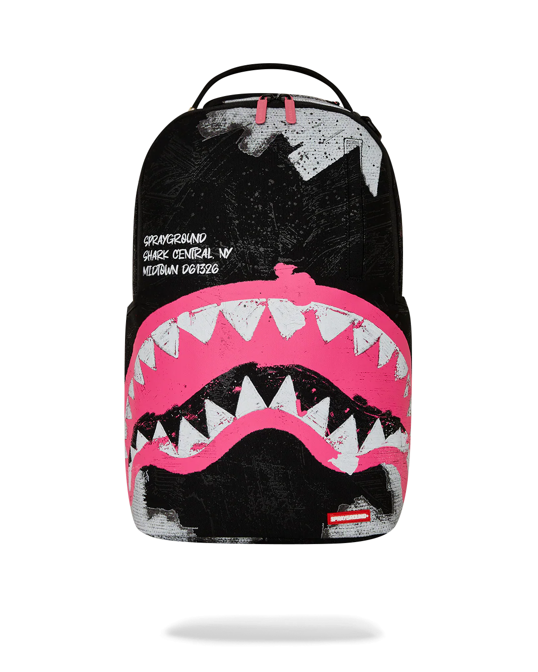 Sprayground -Shark Central Acrylic Art Dlx Cotton Backpack