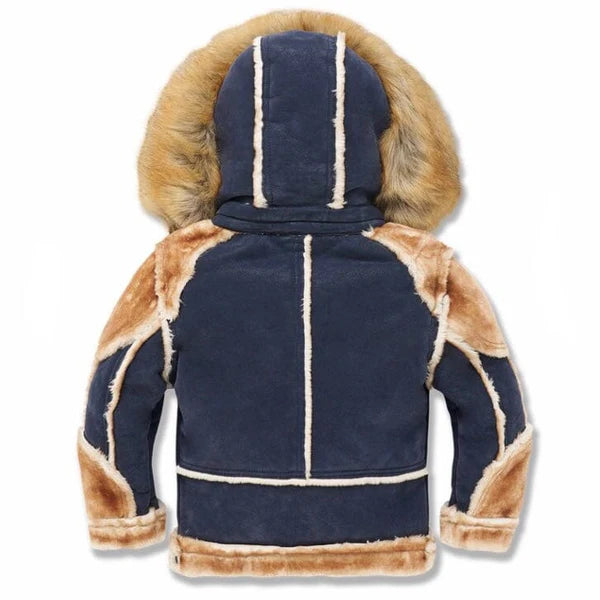 Kids Jordan Craig El Jefe Moto Shearling Jacket