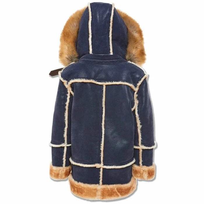 Kids Jordan Craig Denali Shearling Jacket - Navy