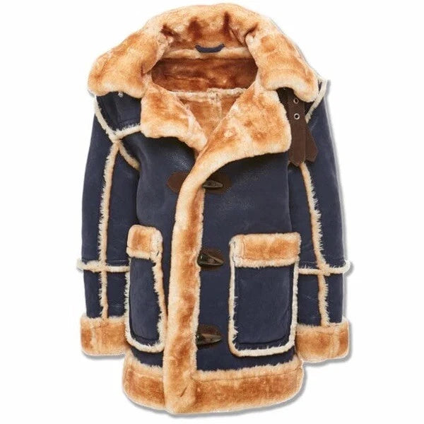 Kids Jordan Craig Denali Shearling Jacket - Navy